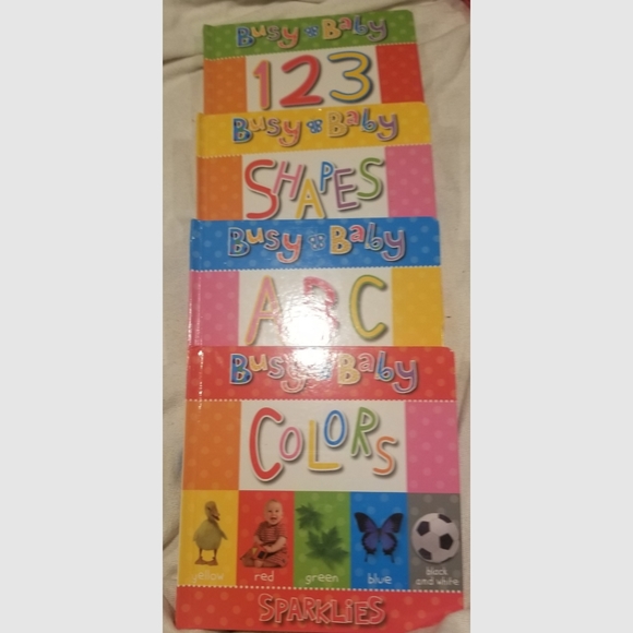 Busy Baby sparkles 4 volume book set baby's first box of books - Picture 4 of 6